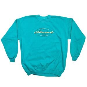 Vintage 90s Colorado Sweatshirt Men’s Large Crewneck Pullover Spell Out Moose